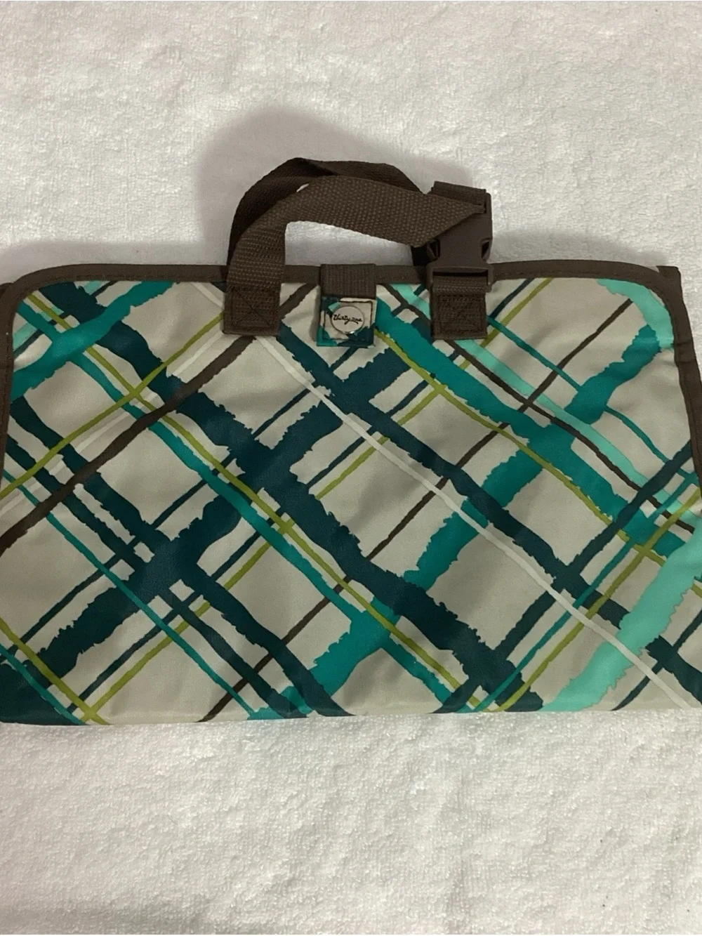 Thirty One Up Town Jewelry Bag Hanging Travel Toiletry Cosmetic Organizer NWOT